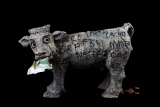 le veau d'or fait de la magie  2018 - raku peint L 44 H 25 - terres peintes et rakus