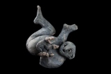 galipettes  2017 - raku L 24 H 18 - terres peintes et rakus