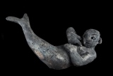 macho 2017 - raku L43 H 23 - terres peintes et rakus